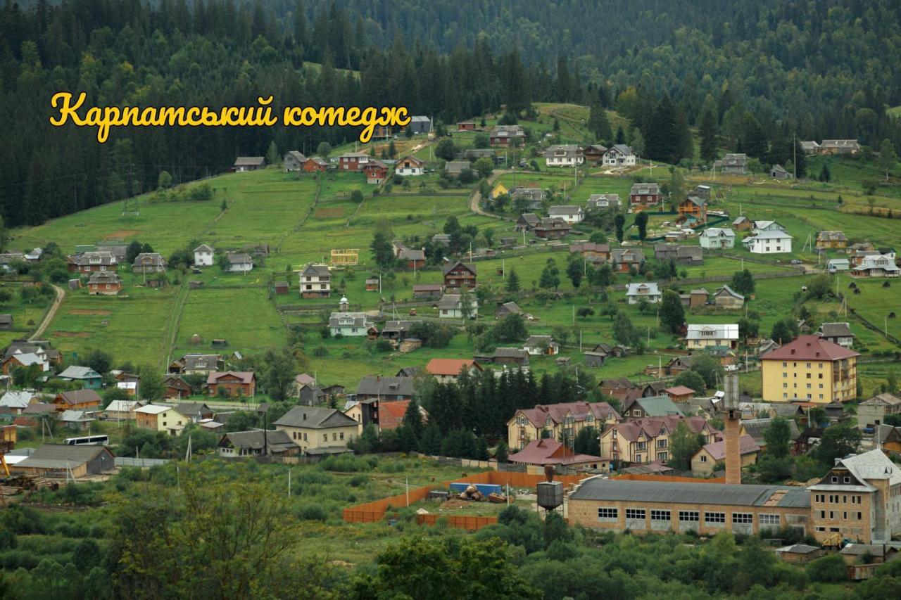 Карпатський Котедж Karpatian Cottage Vorochta Exteriör bild
